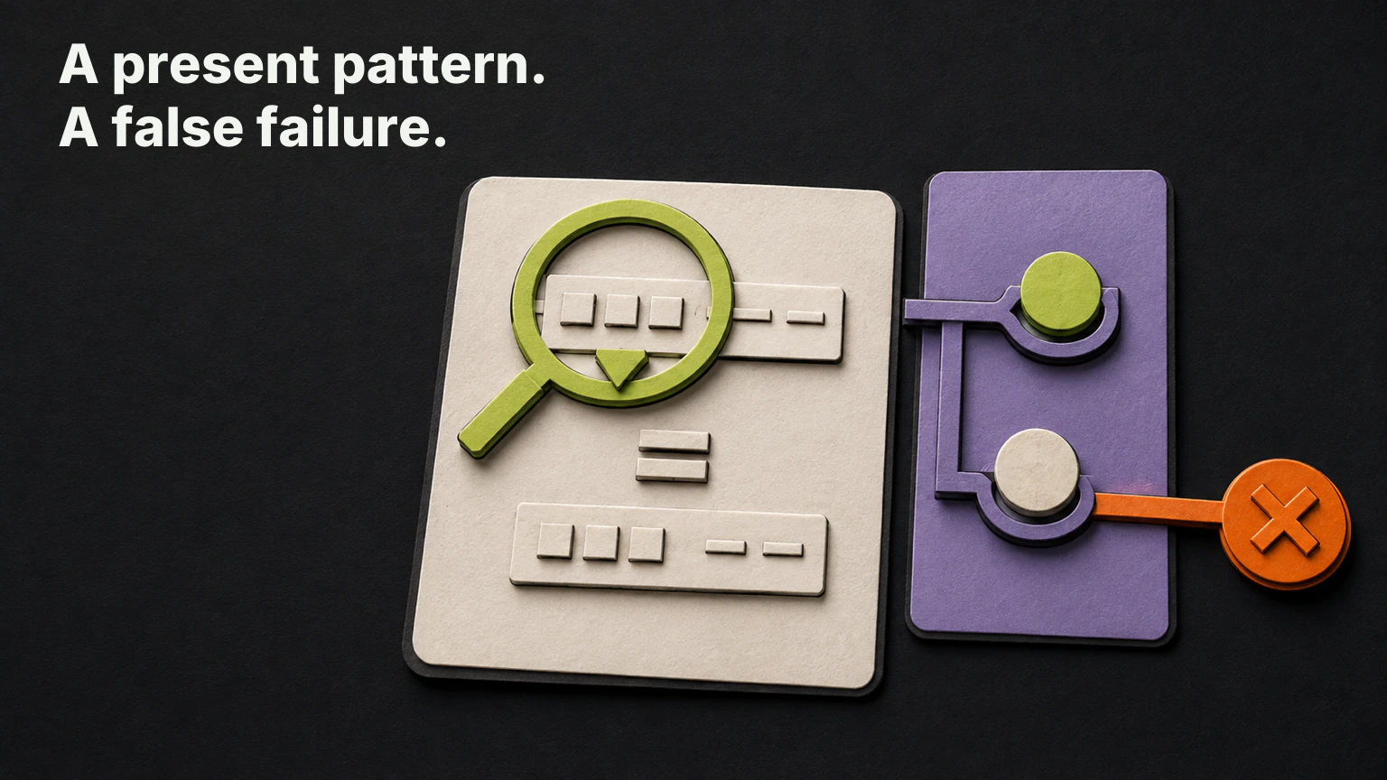 A present pattern produces a false not-found failure in Conan 2.31.0.